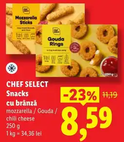 Lidl chef select snacks cu brânză Ofertă