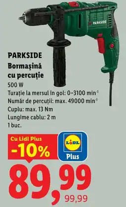 Lidl Parkside bormașină cu percuție Ofertă