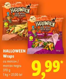 Lidl Halloween Wraps Ofertă