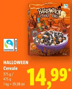 Lidl Halloween Cereale Ofertă