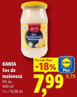 Lidl Kania sos de maioneză Ofertă