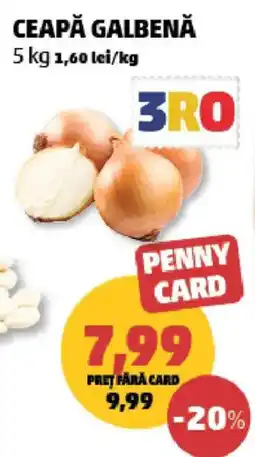 Penny Penny Card Ceapă Galbenă Ofertă