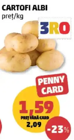 Penny Penny Card cartofi albi Ofertă