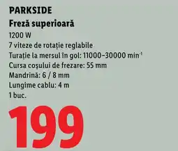 Lidl Parkside freză superioară Ofertă