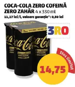 Penny Coca-Cola Zero Cafeină Ofertă