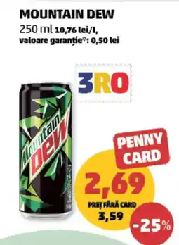 Penny Mountain Dew Ofertă