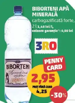 Penny Biborteni apă minerală Ofertă