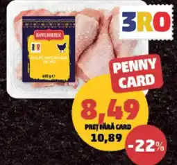 Penny Bande Boisserie pârle inferioare de pui Ofertă
