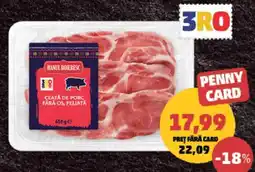 Penny Hanul Boieresc ceafă de porc fără os, feliată Ofertă