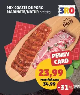 Penny Peris mix coaste de porc marinat/natur Ofertă
