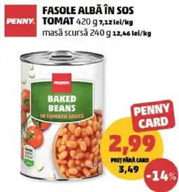 Penny Penny fasole albă în sos tomat Ofertă