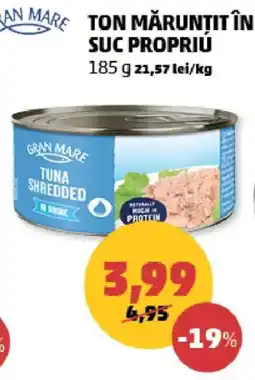 Penny Gran Mare ton mărunțit în suc propriu Ofertă