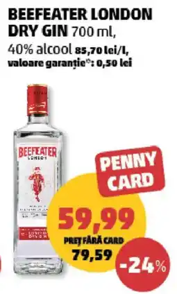 Penny Beefeater london dry gin Ofertă