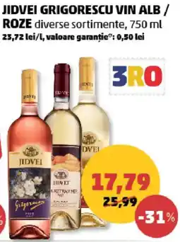 Penny Jidvei grigorescu vin alb / roze Ofertă