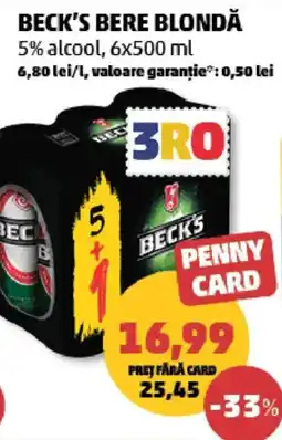 Penny Beck's bere blondă Ofertă