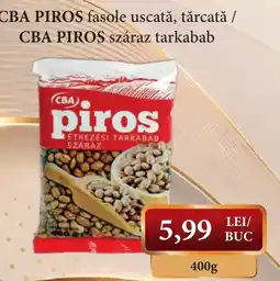 CBA Cba piros fasole uscata, târcată Ofertă