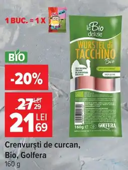Carrefour Crenvurști de curcan Ofertă