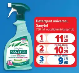 Carrefour Sanytol detergent universal Ofertă