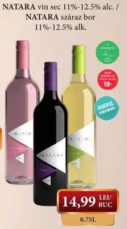 CBA Natara vin sec Ofertă