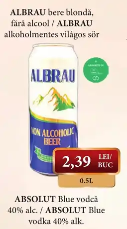 CBA Albrau bere blondă fără alcool Ofertă