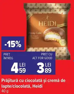 Carrefour Heidi prăjitură Ofertă