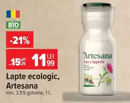Carrefour Lapte ecologic Ofertă