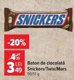 Carrefour snickers Ofertă