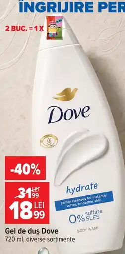 Carrefour Dove gel de duș Ofertă