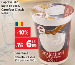 Carrefour Smântână Carrefour Extra Ofertă