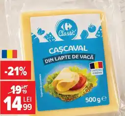 Carrefour Classic cascaval Ofertă