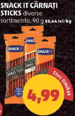 Penny Snack It cârnați sticks Ofertă