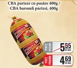 CBA Cba parizer cu pasare Ofertă