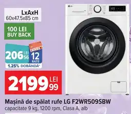 Carrefour Mașină de spălat rufe lg f2wr509sbw Ofertă