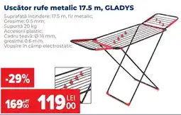 Carrefour gladys uscător rufe metalic Ofertă