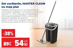 Carrefour Master clean set curățenie cu mop plat Ofertă