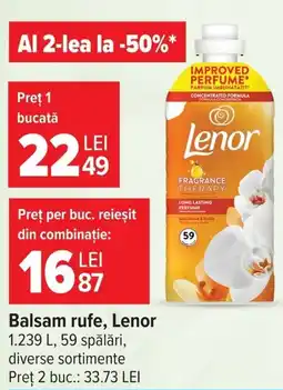 Carrefour Lenor balsam rufe Ofertă
