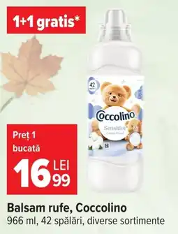 Carrefour Coccolino balsam rufe Ofertă