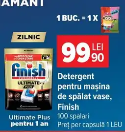 Carrefour Finish detergent pentru mașina de spălat vase Ofertă