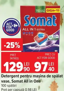 Carrefour Somat all in one extra Ofertă