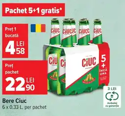 Carrefour Bere Ciuc Ofertă