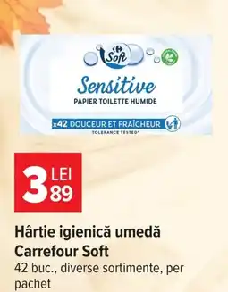 Carrefour Carrefour Soft Hârtie igienică umedă Ofertă