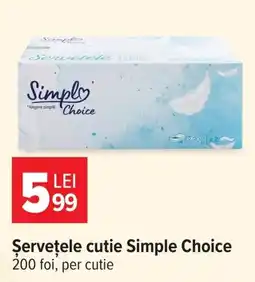 Carrefour Simple Choice șervețele Ofertă