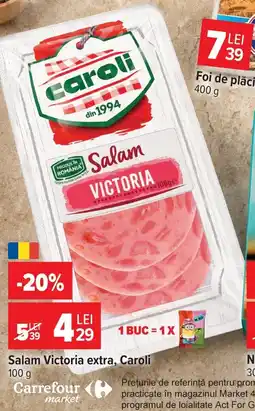 Carrefour Market Caroli salam victoria extra Ofertă