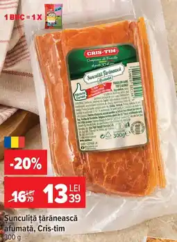 Carrefour Market Cris-tim sunculiță țărănească afumată Ofertă