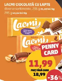 Penny Lacmi cioccolată cu lapte Ofertă