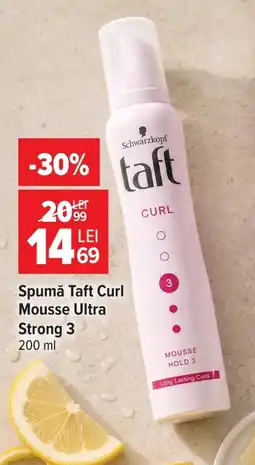 Carrefour Market Spumă Taft Curl Mousse Ultra Strong 3 Ofertă
