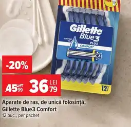 Carrefour Market Aparate de ras, de unică folosință, Gillette Blue3 Comfort Ofertă