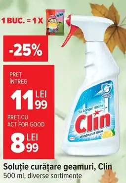 Carrefour Market Clin soluție curățare geamuri Ofertă