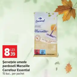 Carrefour Market Carrefour Essential Șervețele umede pardoseli Marseille Ofertă