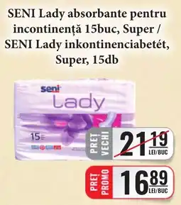 CBA Seni lady absorbante pentru incontinenta Ofertă